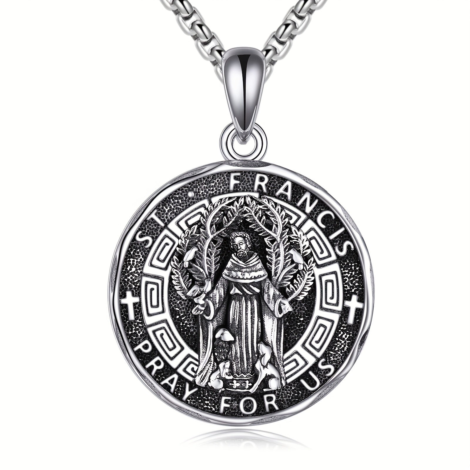 Saint Francis Pendant Necklace