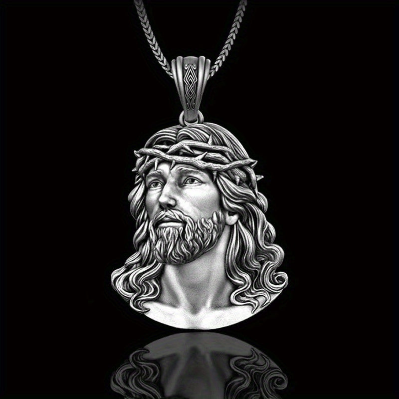 Vintage Necklaces Amulet Creative Jewelry Jesus Pendant Necklace
