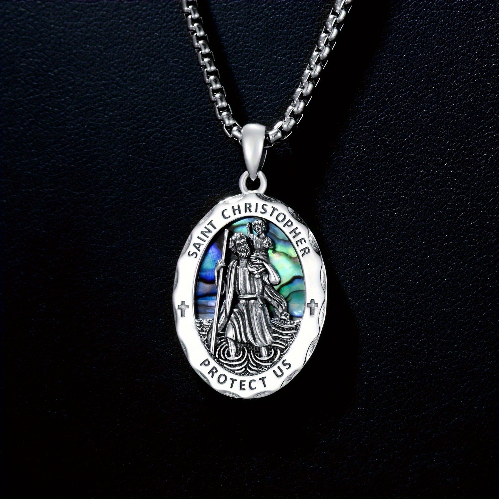 St Christopher Medal Necklace