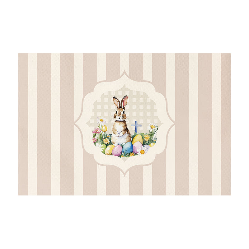 Easter Placemats (Set) Farmhouse Spring Kitchen Decor Linen