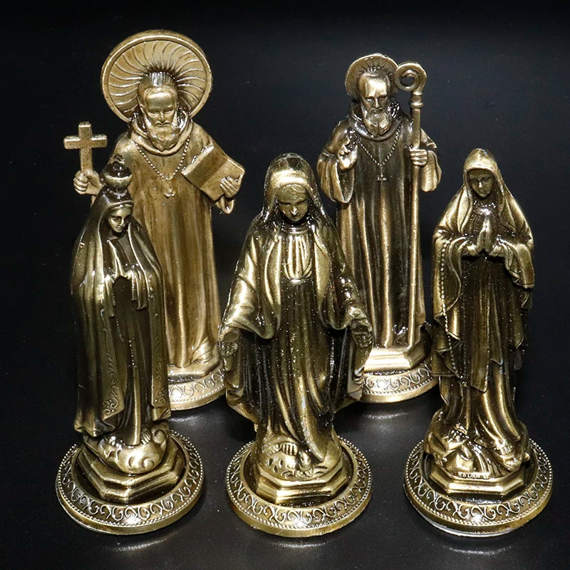 7pcs Saints church figurine icons