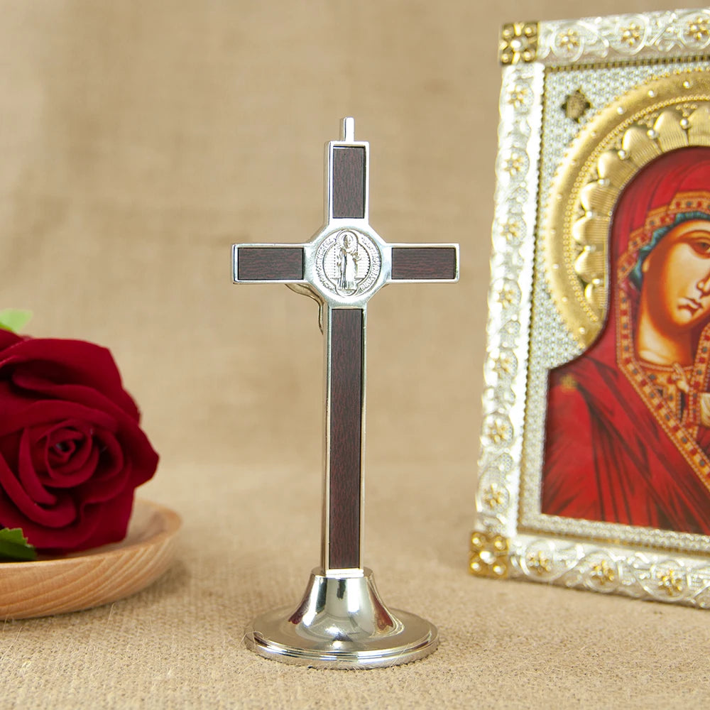Jesus Crucifix Table Statue