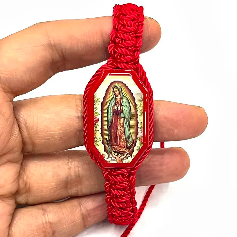 Woven Guadalupe adjustable bracelet