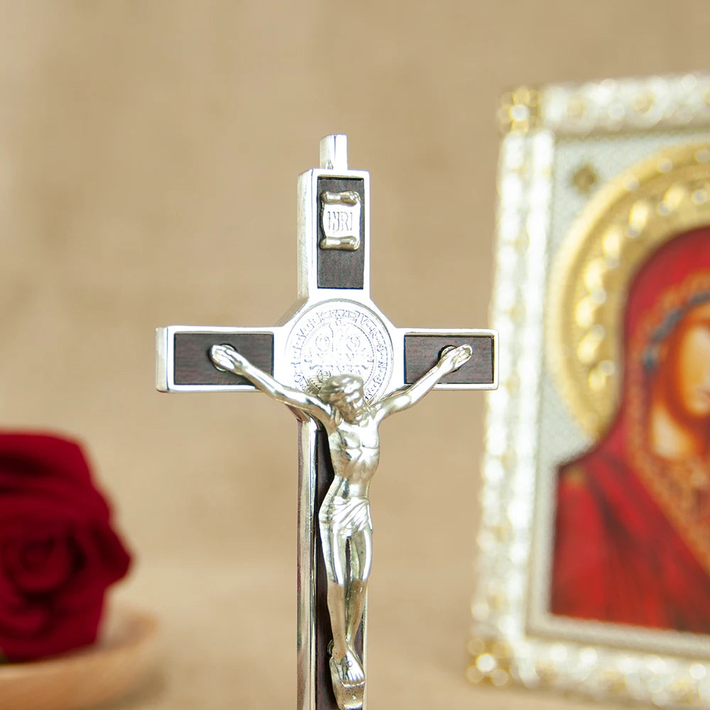 Jesus Crucifix Table Statue