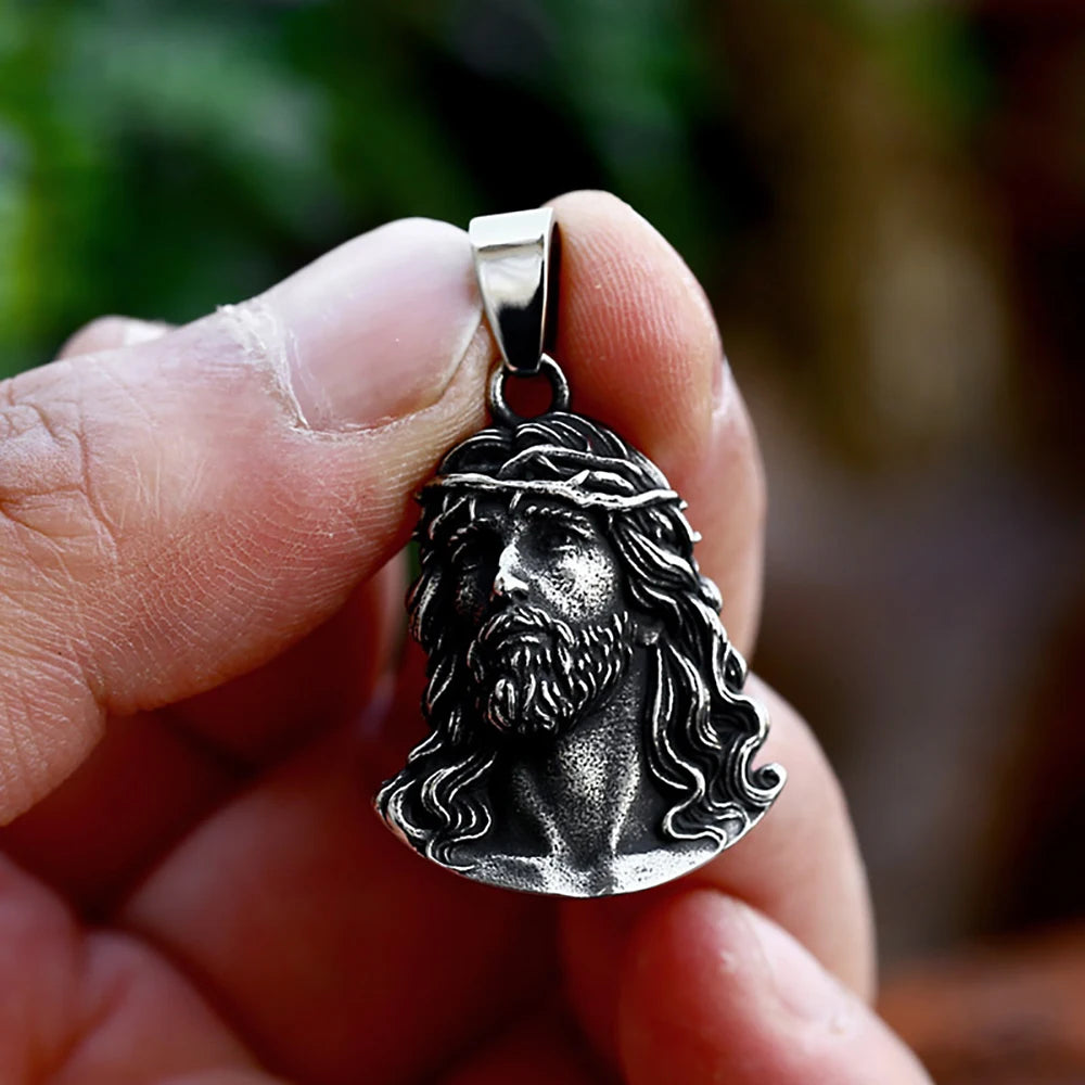Vintage Necklaces Amulet Creative Jewelry Jesus Pendant Necklace