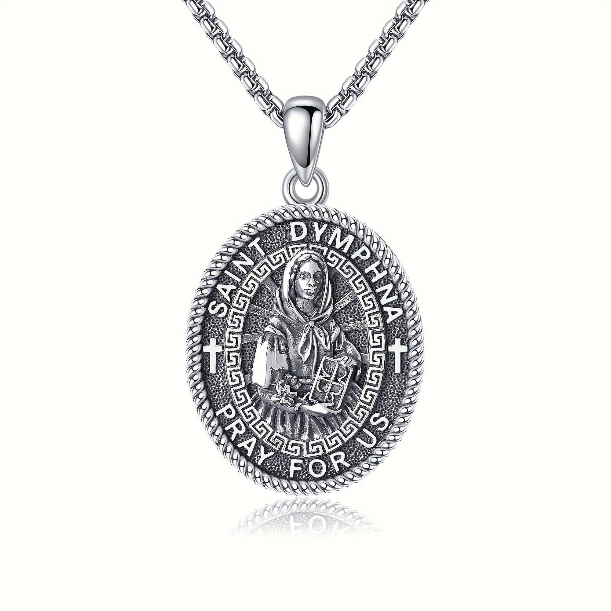 St Dymphna Pendant Necklace