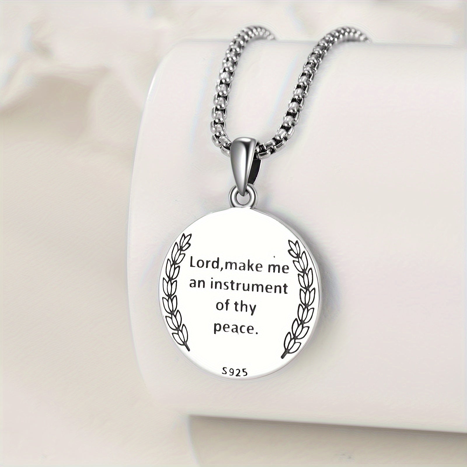 Saint Francis Pendant Necklace