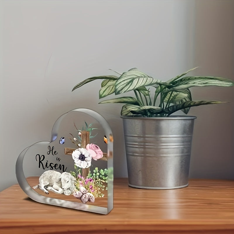 Acrylic Heart Plaque