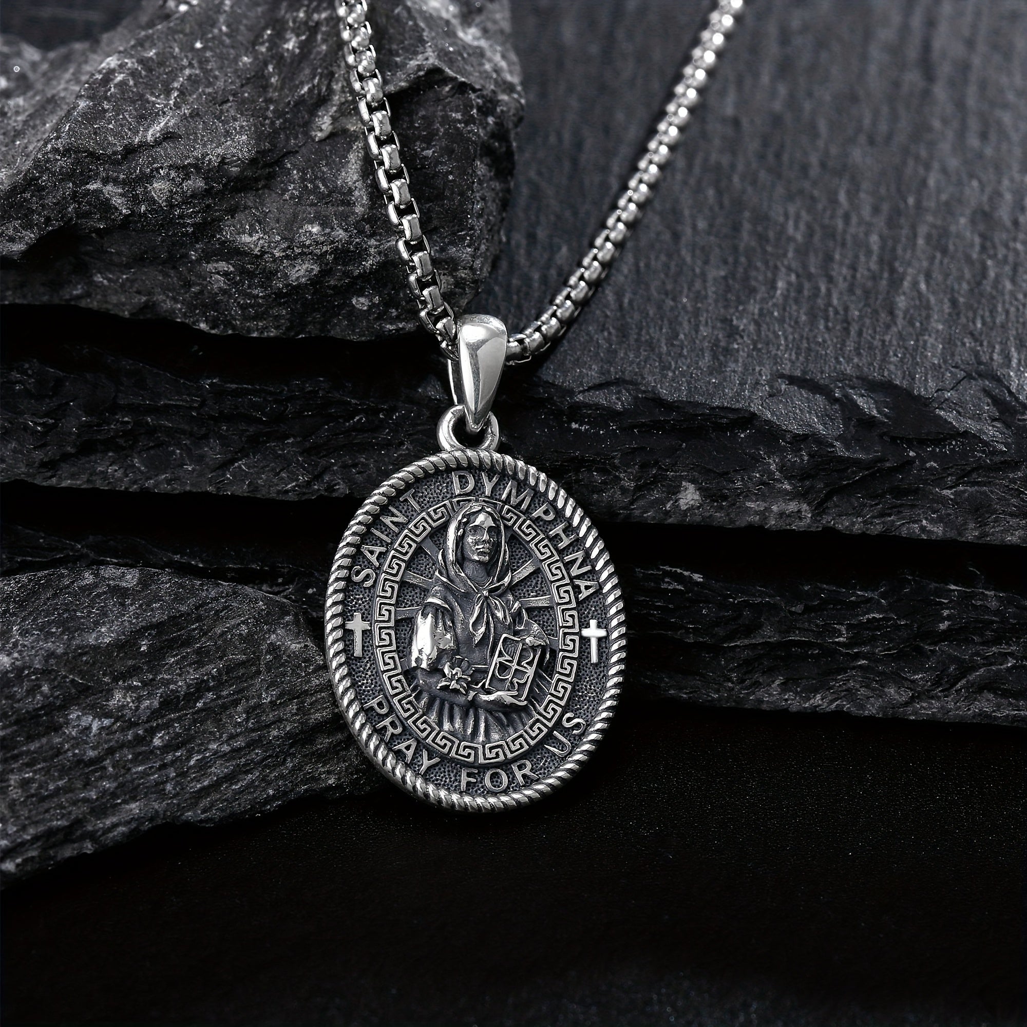 St Dymphna Pendant Necklace