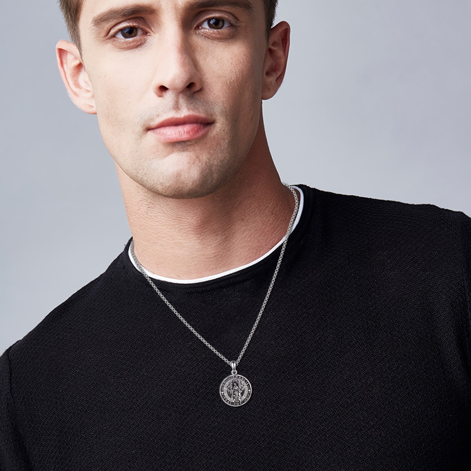 Saint Francis Pendant Necklace