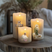 Velas de oración electrónicas caseras