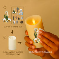 Velas de oración electrónicas caseras