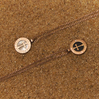 Collar con cruz de afirmación, regalo elegante