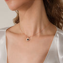 Collar con cruz de afirmación, regalo elegante