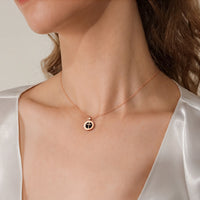 Collar con cruz de afirmación, regalo elegante