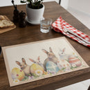 Easter Placemats (Set) Farmhouse Spring Kitchen Decor Linen