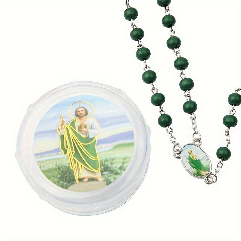Baptism Wood Rosary