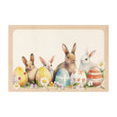 Easter Placemats (Set) Farmhouse Spring Kitchen Decor Linen