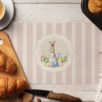 Easter Placemats (Set) Farmhouse Spring Kitchen Decor Linen