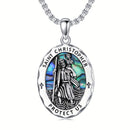 St Christopher Medal Necklace