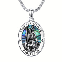 St Christopher Medal Necklace