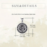 Saint Francis Pendant Necklace