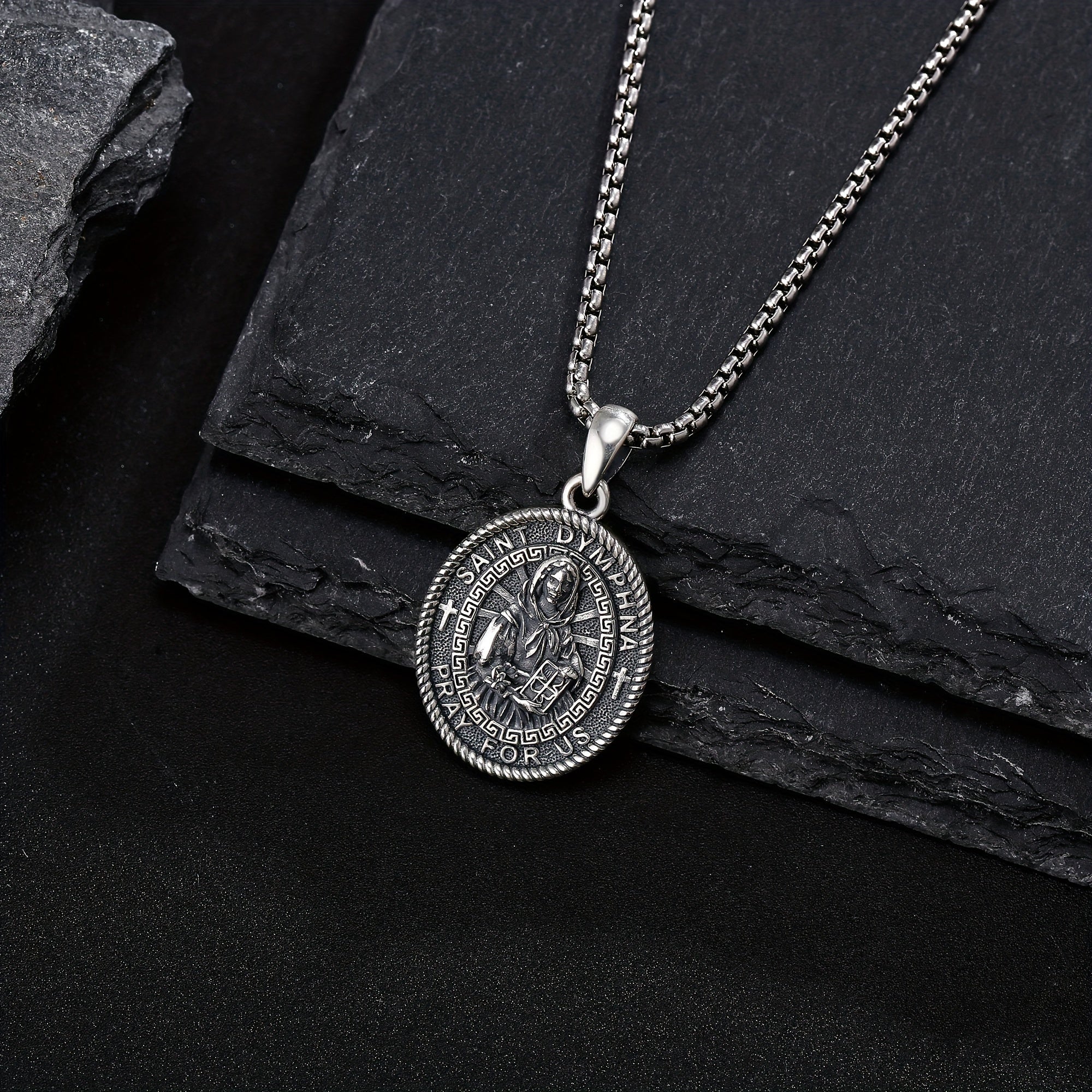 St Dymphna Pendant Necklace