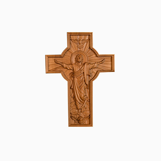 Divine Grace Wooden Wall Cross