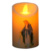 Lámpara de velas de Jesucristo LED Vela electrónica Vela de té Funciona con pilas 