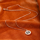 Collar con cruz de afirmación, regalo elegante