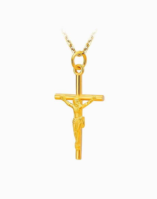 Gold Crucifix Necklace