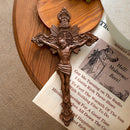 St. Benedict's exorcism Cross Wood Carving