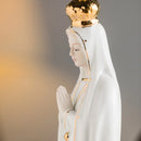 Ceramic Rose Fatima Our Lady Icon of Mary Catholic Church