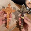 St. Benedict's exorcism Cross Wood Carving