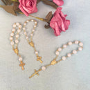 Acrylic Ball Beads Cross Rosary Beads Christening Favor