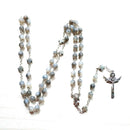 Cross Rosary Necklace Long Pendant Catholic Pray Religious  Jewelry