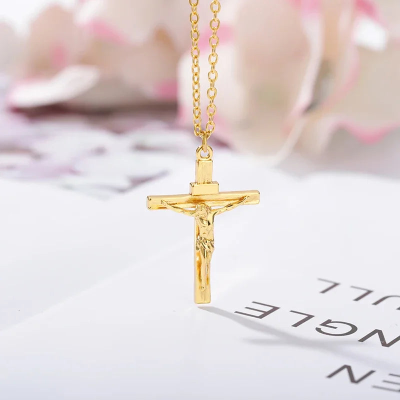 Christian Jesus Cross Necklace