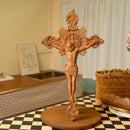 St. Benedict's exorcism Cross Wood Carving