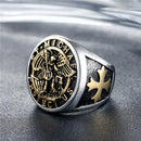 Archangel St Saint Michael Ring Size 7-15