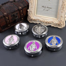 Rosary Necklace Catholic Prayer Beads with box Necklace with Virgin Mary&St. Benedict