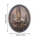 30x40cm Wood Frame Wall Art Decor Lady Of Guadalupe Virgin Mary Our Lady Of Fatima