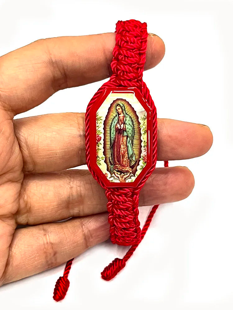 Woven Guadalupe adjustable bracelet
