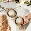 2Pcs San Benito Bracelets Tigher Eye Adjustable Bracelet The Saint Benedict Medal