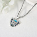 925 Sterling St Michael Pendant Necklace
